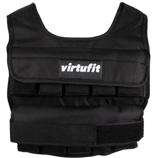 VirtuFit Verstelbaar Gewichtsvest Pro - 10 kg - Zwart