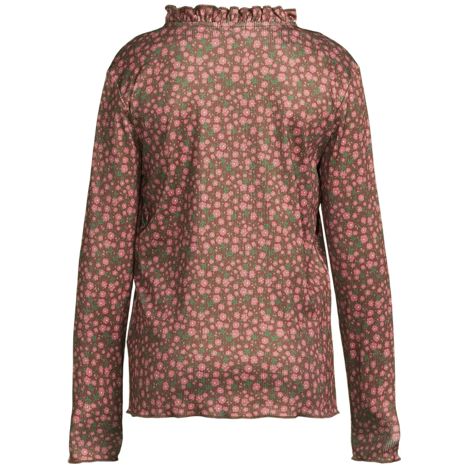 Orange Stars longsleeve met print bruin, foto 3