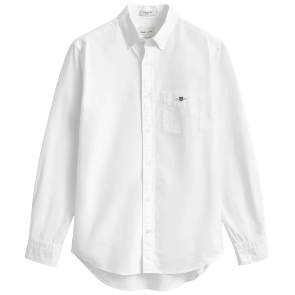 Gant regular fit oxford overhemd wit, foto 2