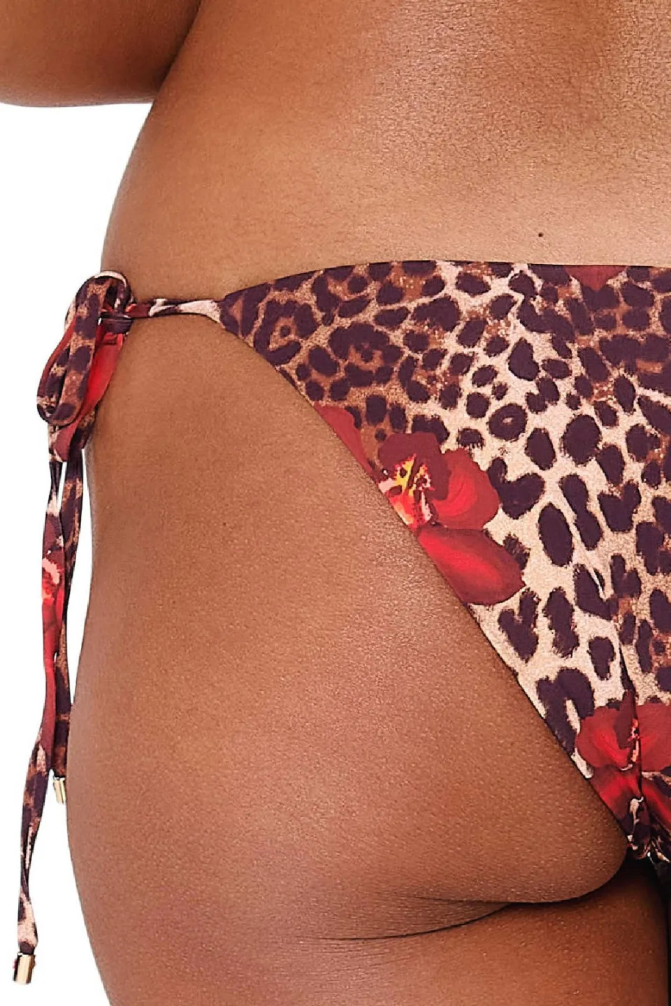 LingaDore strik bikinibroekje bruin/rood, foto 8