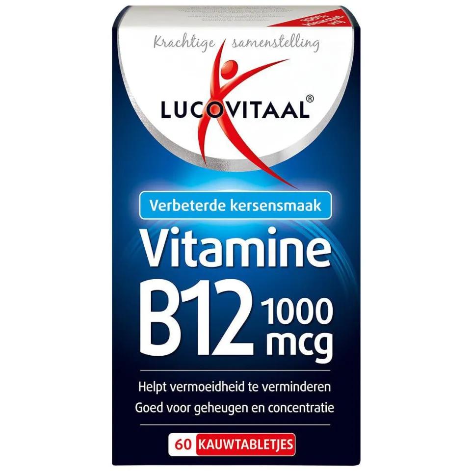 Lucovitaal vitamine B12 One a Day 1000 mcg kauwtabletten, foto 5
