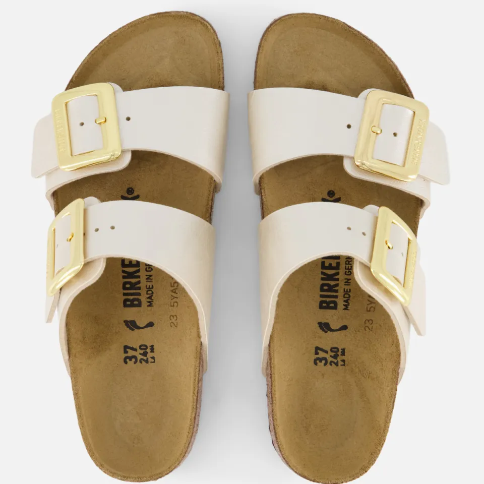 Birkenstock Sydney Cushion Buckle slipper wit, foto 3