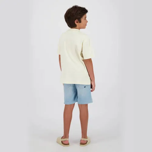 Vingino jeansshort light blue denim, foto 6
