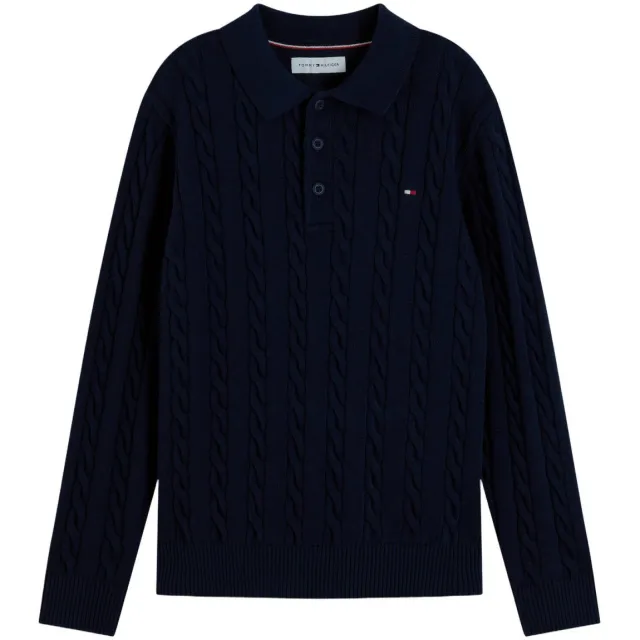 Tommy Hilfiger gebreide trui - donkerblauw