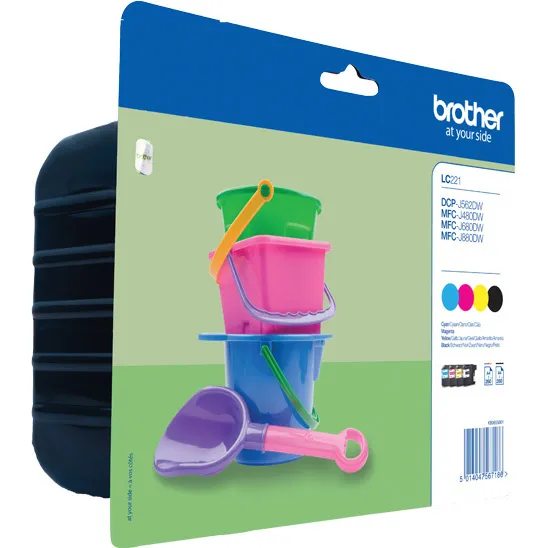 Brother LC-221VALBP voordeelpack inktcartridges