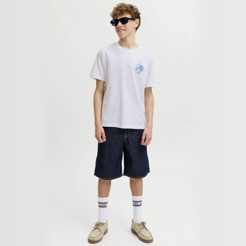 Jack & Jones t-shirt met backprint wit