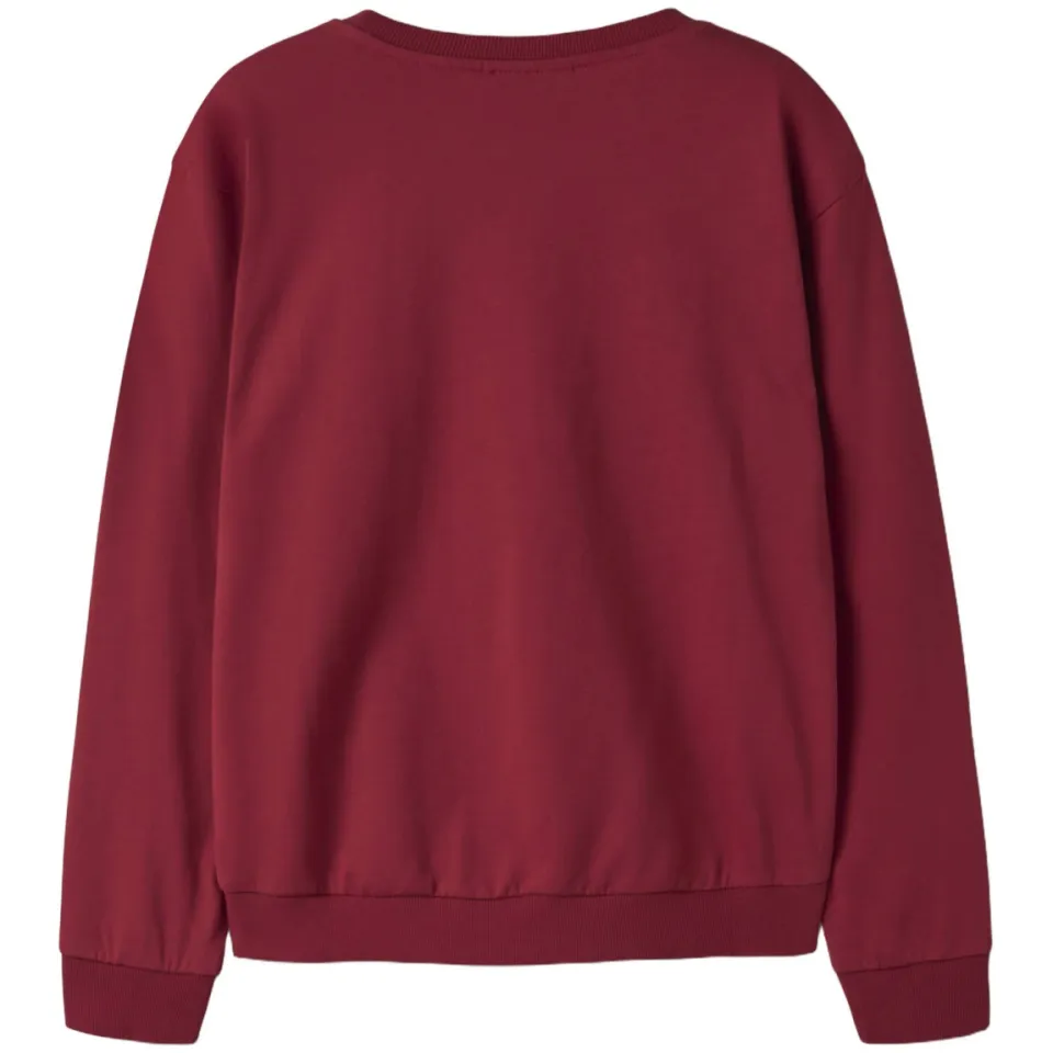 NAME IT KIDS sweater met print - donkerrood, foto 2
