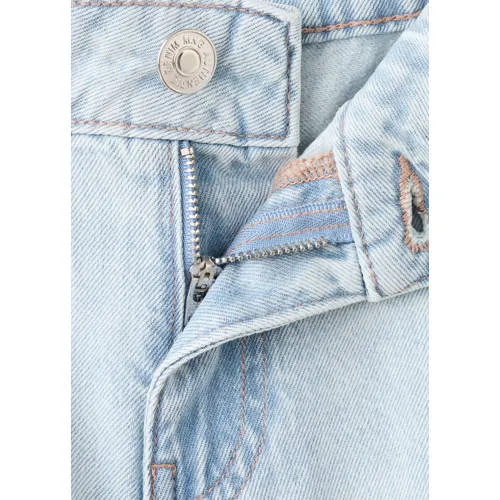 Mango Teen low waist jeansshort lichtblauw light blue denim, foto 7
