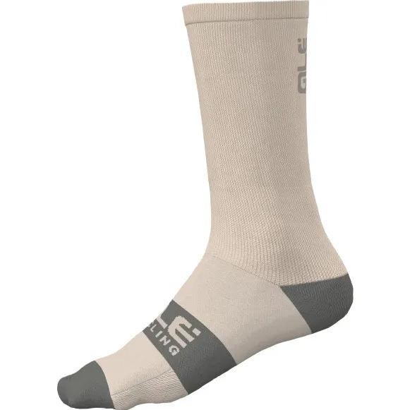 Alé Dryarn Strada 3.0 fietssokken grijs beige Grijs/Beige