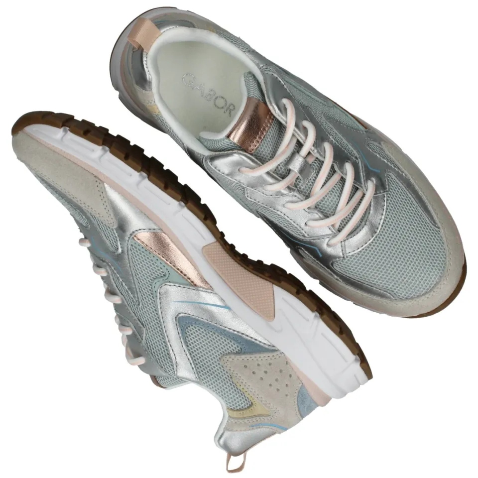 Gabor Sneakers Dames Multi wit, foto 4