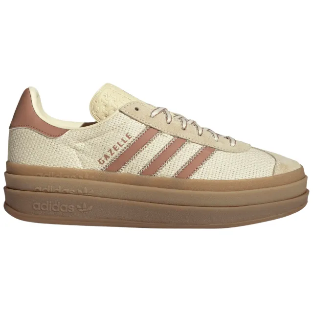 Adidas Originals Gazelle Bold suède sneakers - ecru/roze White
