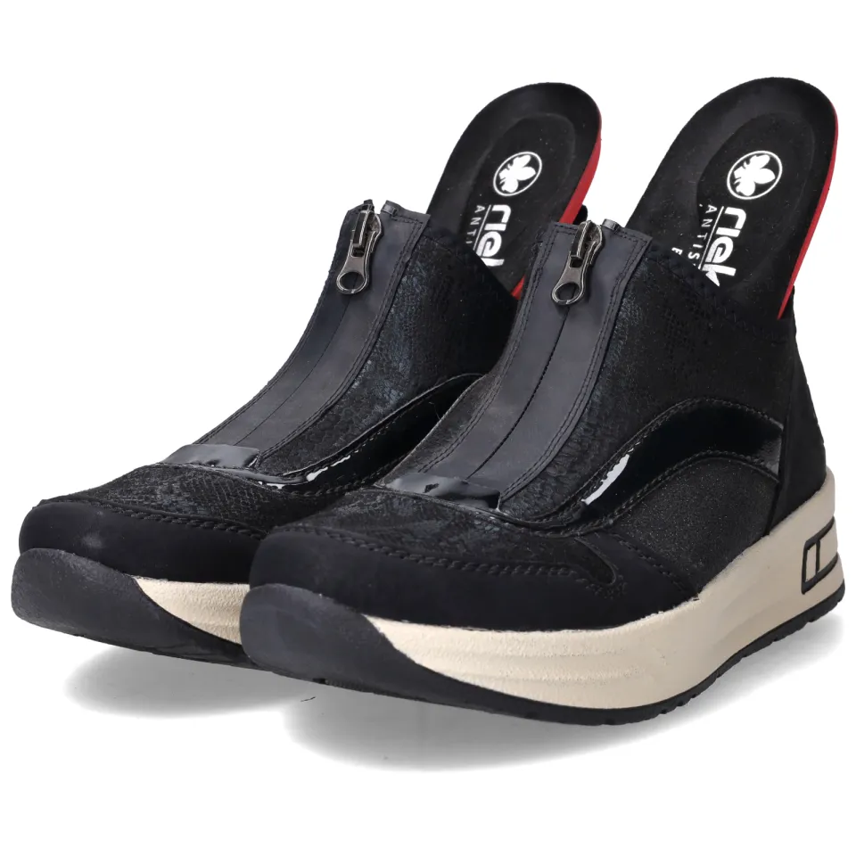 Rieker lage sneakers zwart, foto 5