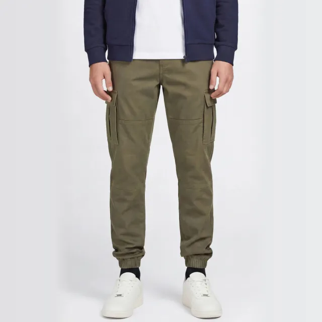 JJ Rebel JUNIOR regular casual broek olijfgroen