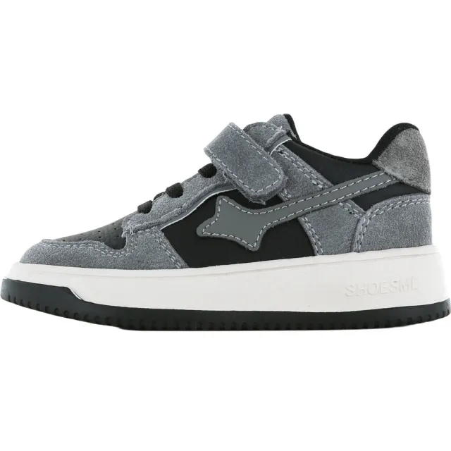 Shoesme suède sneakers - grijs/zwart, foto 2