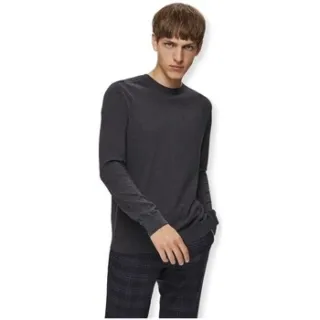 Selected pullover fijn gebreid antraciet, foto 3