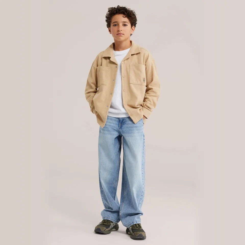 WE Fashion corduroy overhemd - zand, foto 4