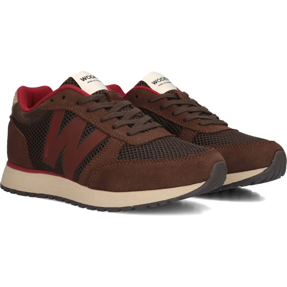 Woden Ronja Icon sneakers bruin, foto 3
