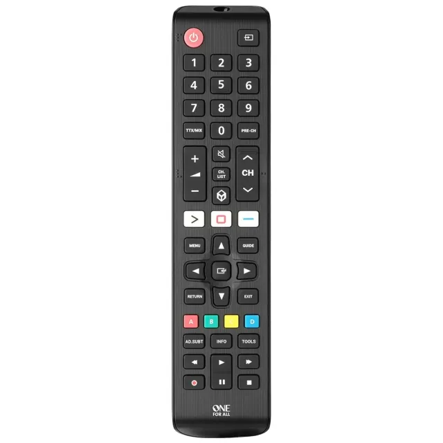 OneForAll URC4910 voor Samsung Afstandsbediening Zwart