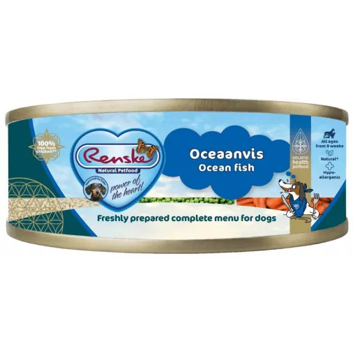 Renske Vers Gestoomd Complete Menu Oceaanvis natvoer hond