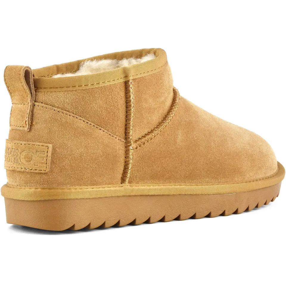 Colors of California suède enkelboots beige, foto 5