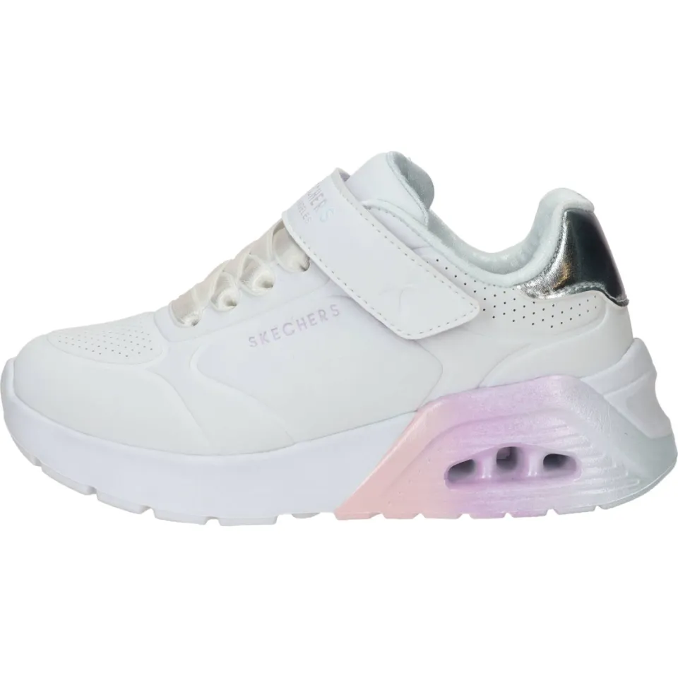 Skechers Uno Lite 2.0 Vivid Metallic sneaker wit, foto 5