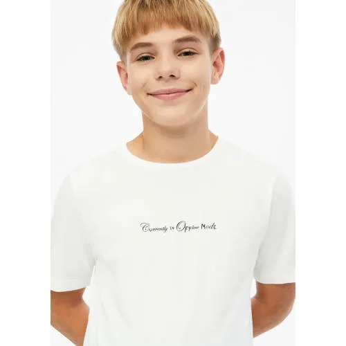 S.Oliver T-shirt met tekst wit, foto 5
