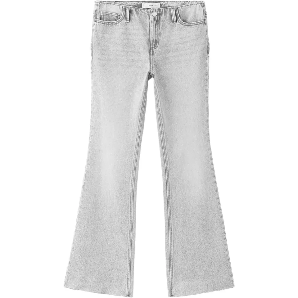 Mango TEEN flared jeans - changeant grijs, foto 2
