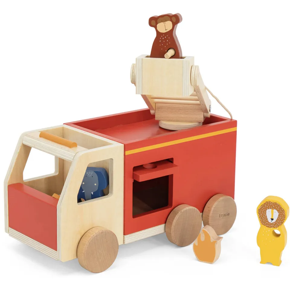 Trixie brandweerwagen speelvoertuig multi, foto 4