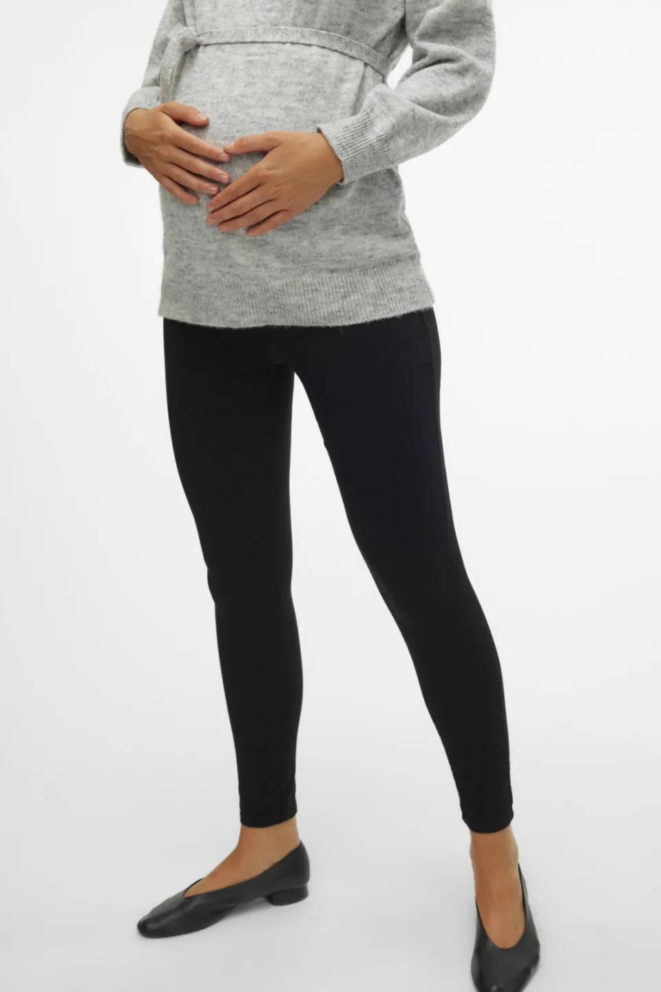 Mamalicious skinny zwangerschapsjeans MLLUCY zwart, foto 7