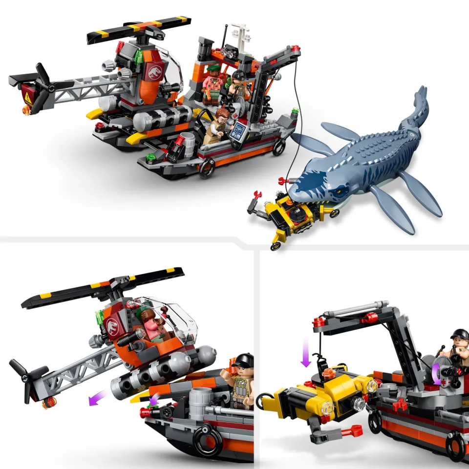 Lego Jurassic World Mosasaurus Bootaanval Dinosaurus Speelgoed 77983