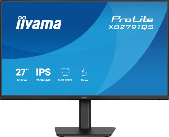 Iiyama ProLite XB2791QS-B1 monitor zwart
