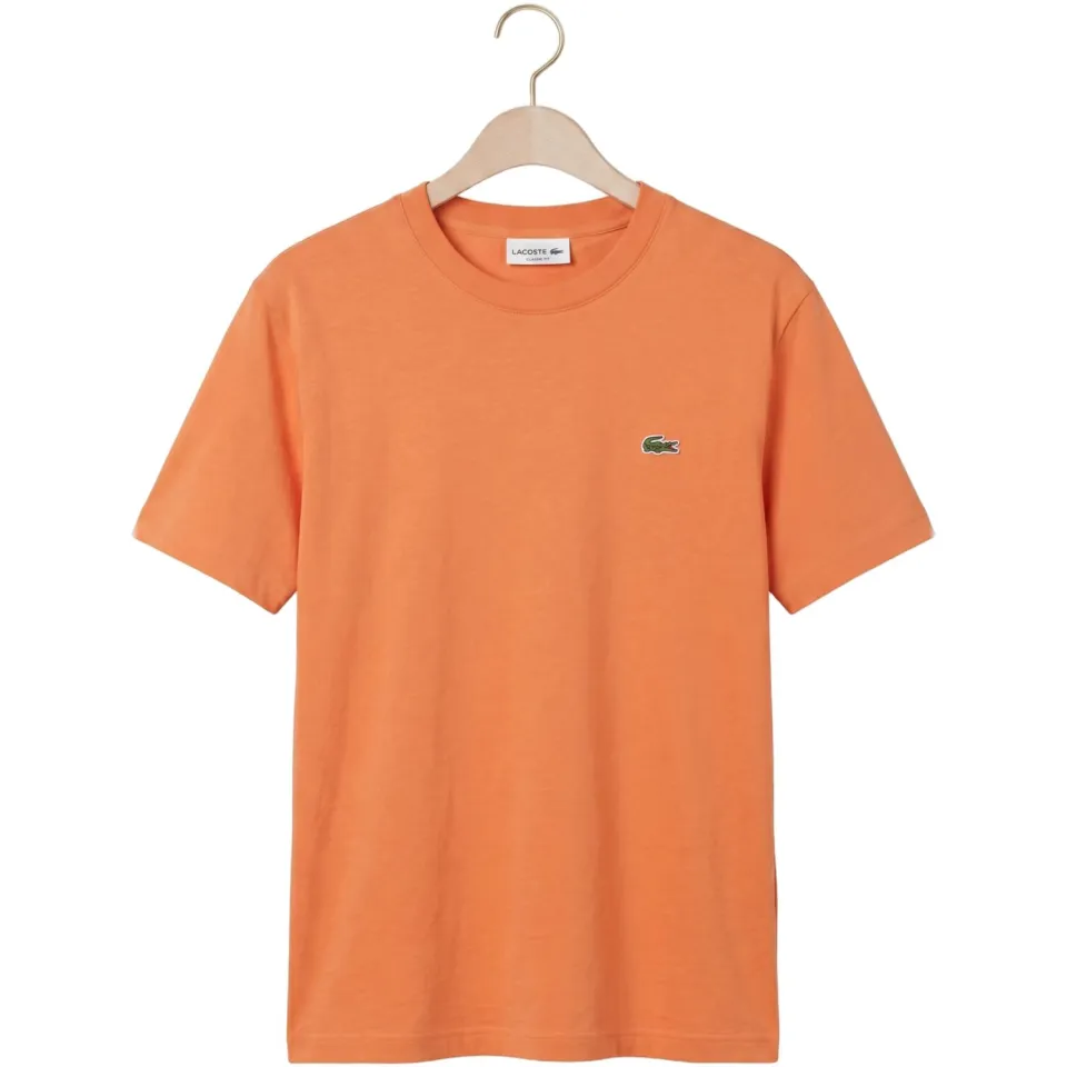 Lacoste Heren Polo's & T-shirts Cotton T-shirt - Oranje, foto 2
