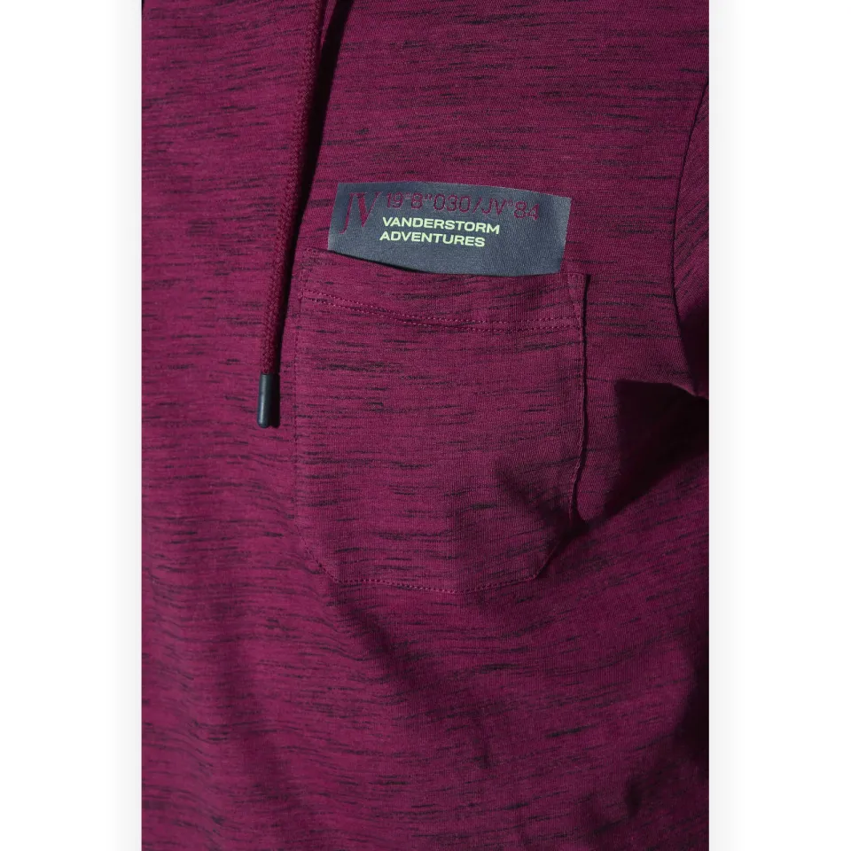 Jan Vanderstorm sweater KERVIK Plus donkerrood, foto 7