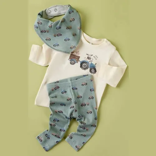 NAME IT BABY gebreide broek groen, foto 4