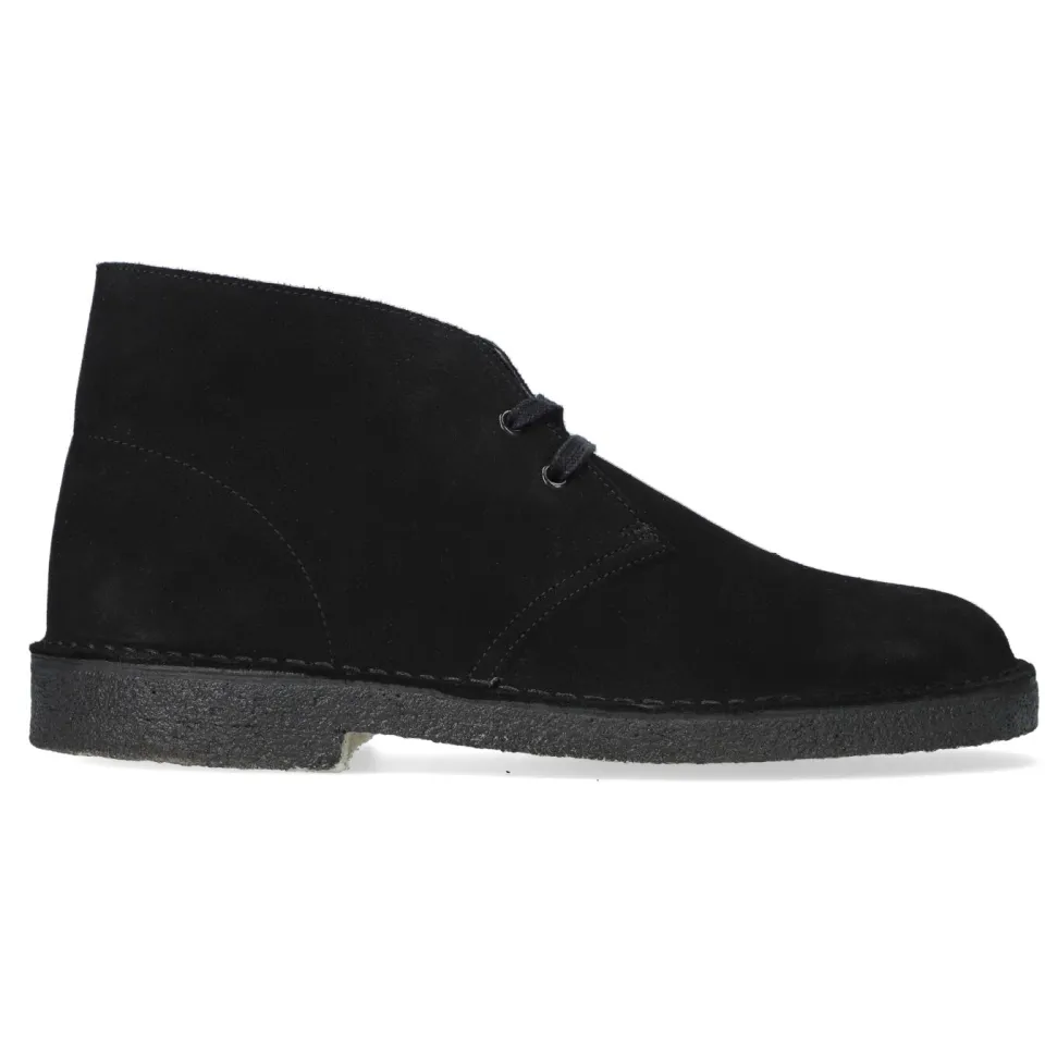 Clarks Desert Boot suède laarsje zwart, foto 2