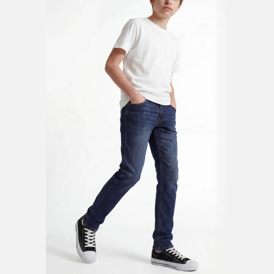 Jack & Jones JUNIOR slim fit jeans JJIGLENN stonewashed, foto 3