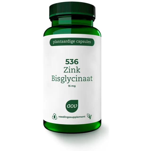 AOV 536 Zink Bisglycinaat 15mg 120 vegacapsules
