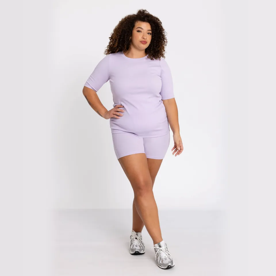 Yoek LOUNGE T-shirt lila