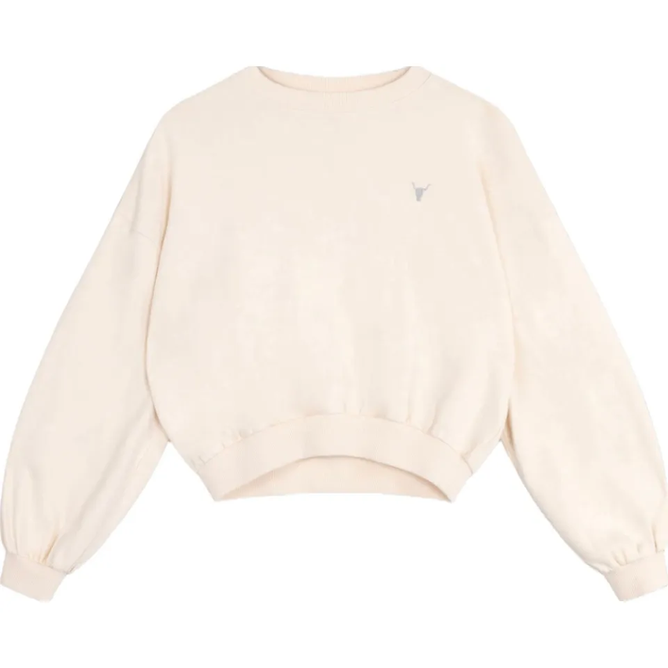 Alix The Label katoenen trui met logo - crème, foto 2