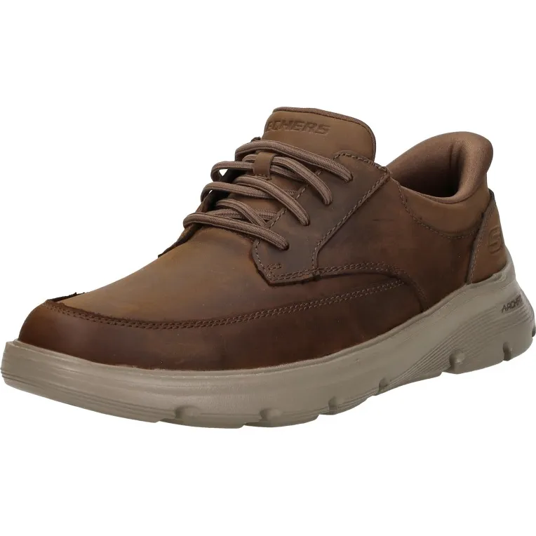 Skechers Arch Fit Garza veterschoenen cognac, foto 5