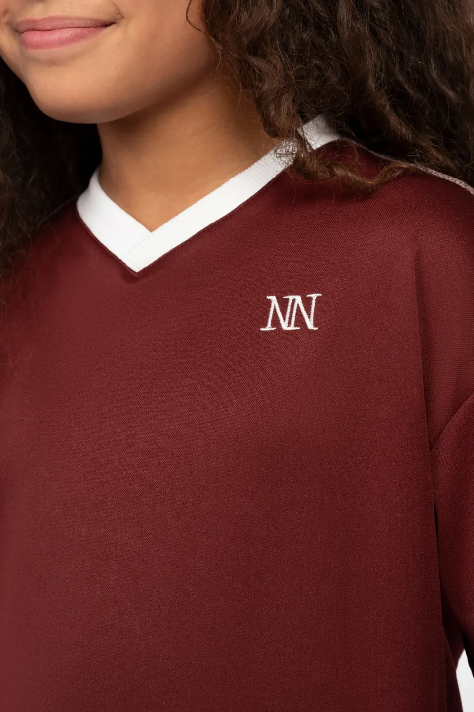 Nik & Nik longsleeve donkerrood, foto 4