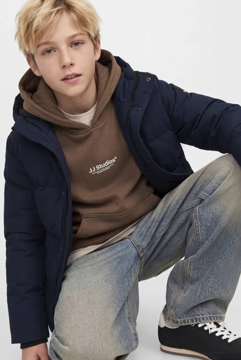 Jack & Jones pufferjas marineblauw, foto 5