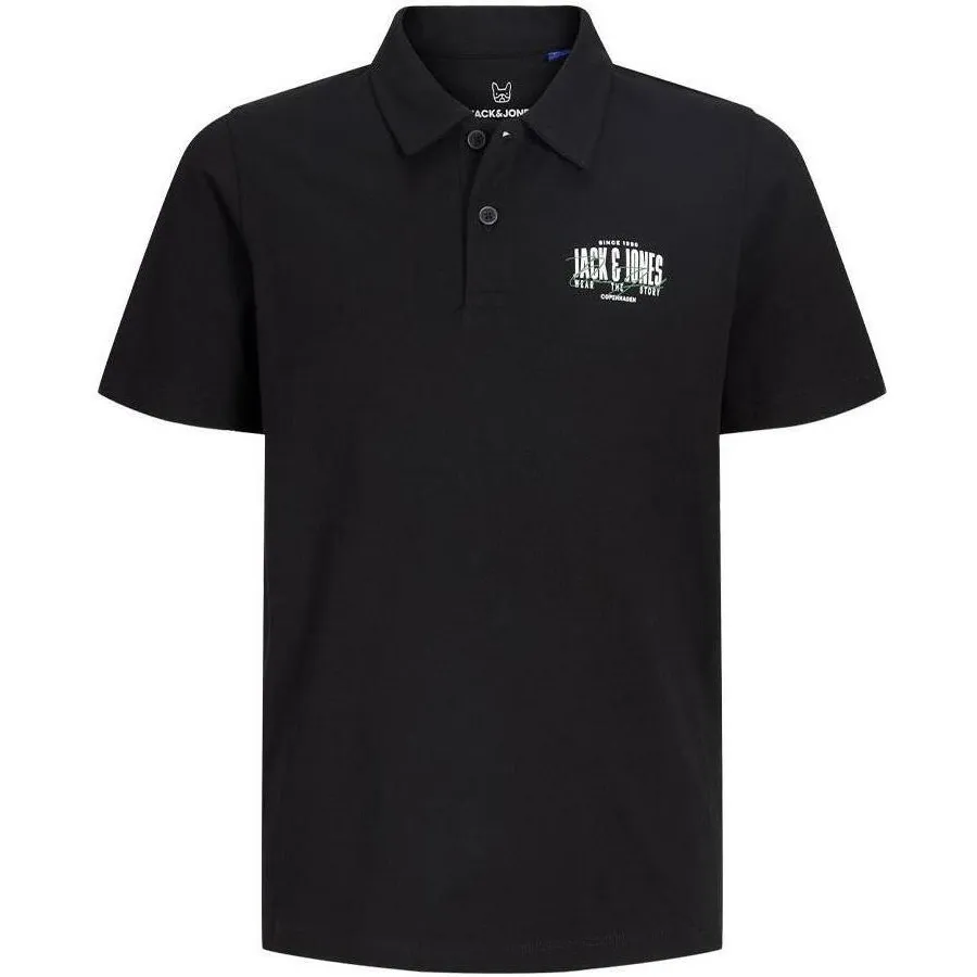 Jack & Jones Junior Jjaero polo zwart, foto 3