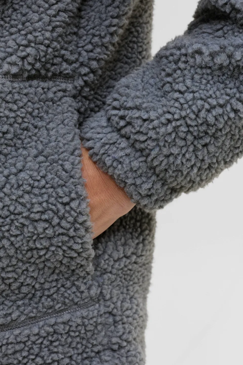 Jack & Jones JUNIOR teddy jas antraciet, foto 6