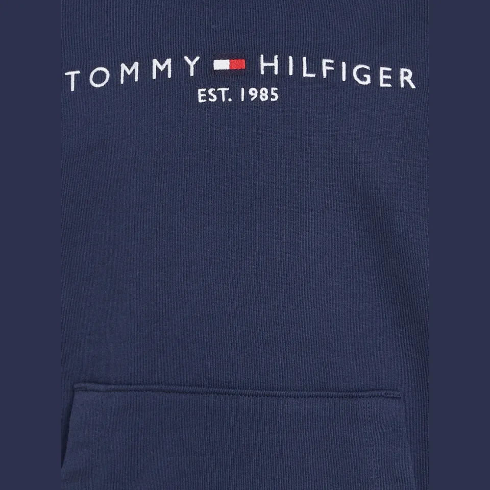 Tommy Hilfiger unisex hoodie met logo donkerblauw, foto 3