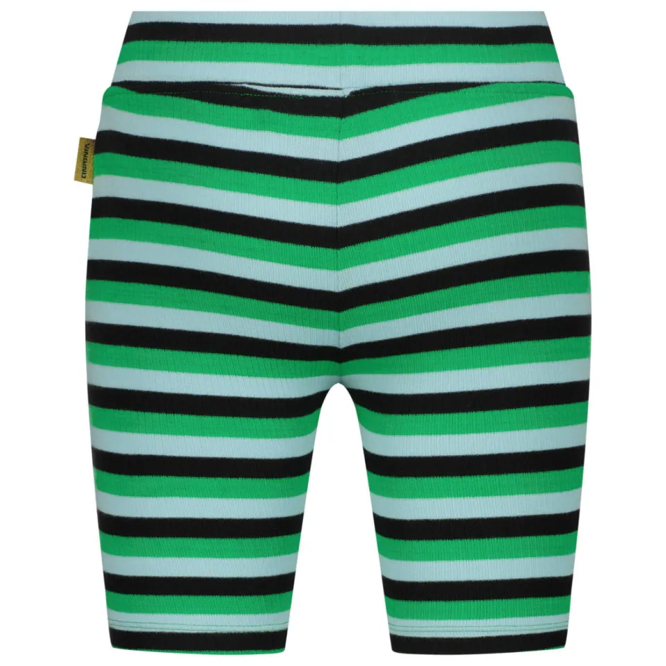 Vingino gestreepte bikershort groen, foto 4