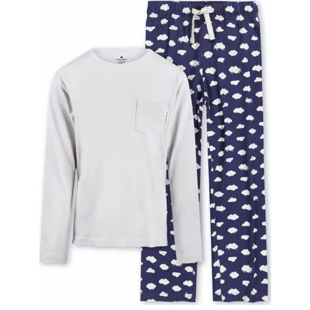 Little Label pyjama met all over print blauw, foto 2