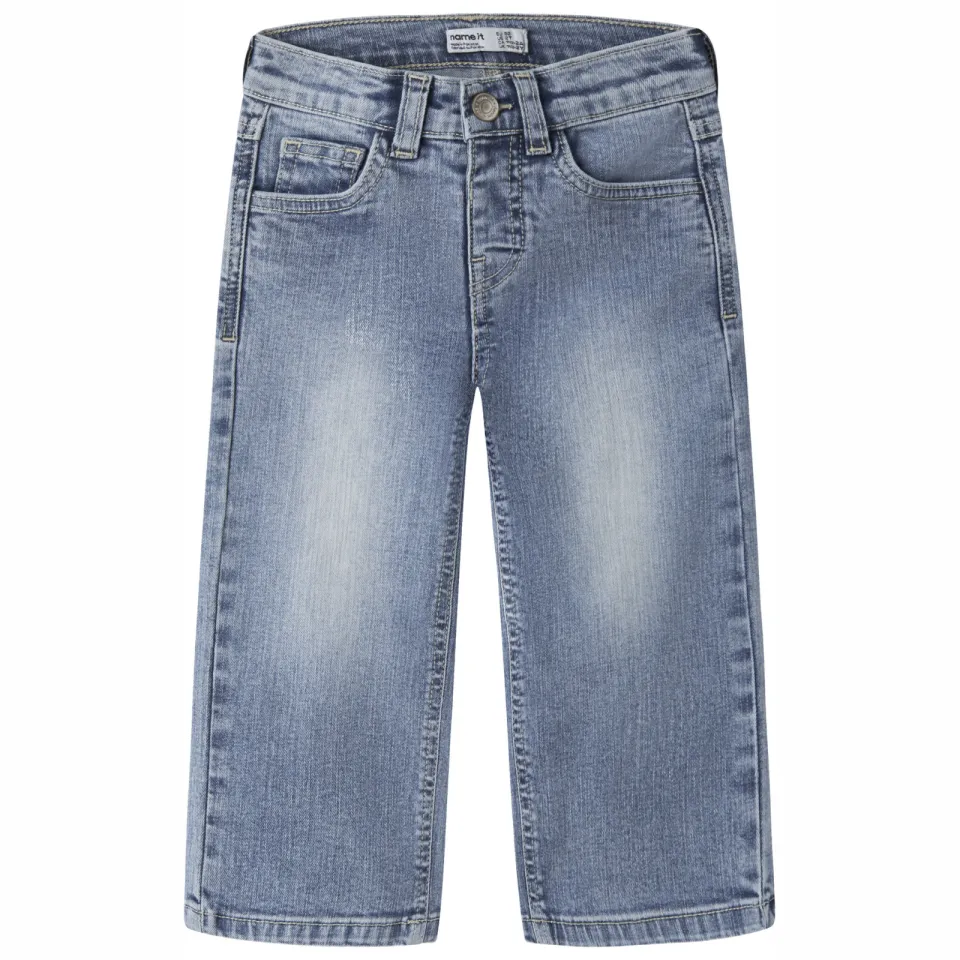 NAME IT MINI NMFROSE wide leg jeans medium blue denim, foto 2