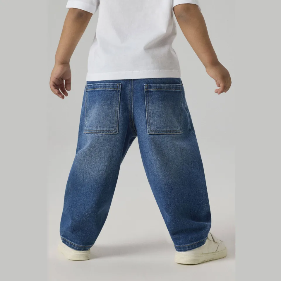 NAME IT MINI NMMBEN barrel jeans - middelblauw medium blue denim, foto 4