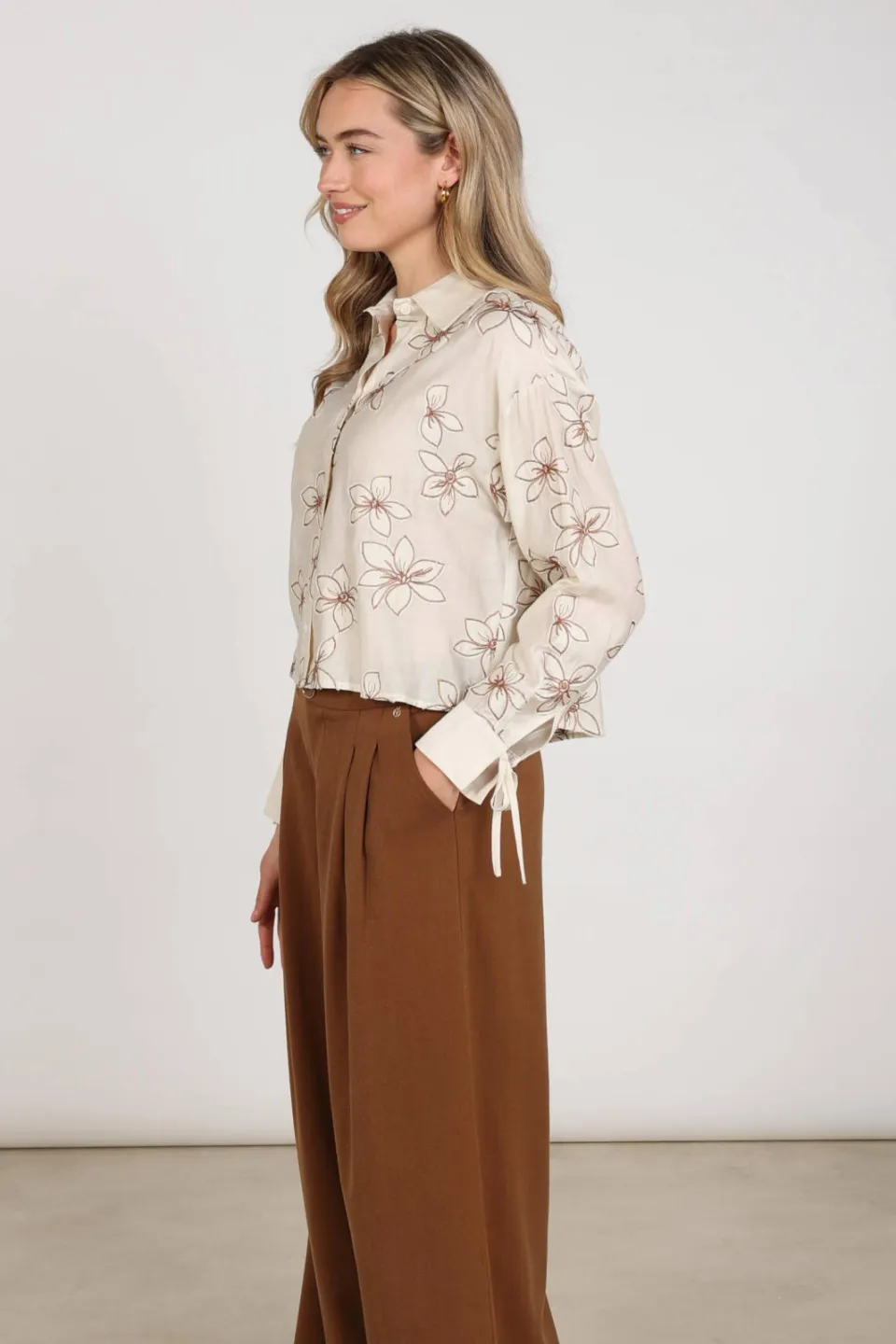 NUKUS Bailey blouse ecru, foto 6